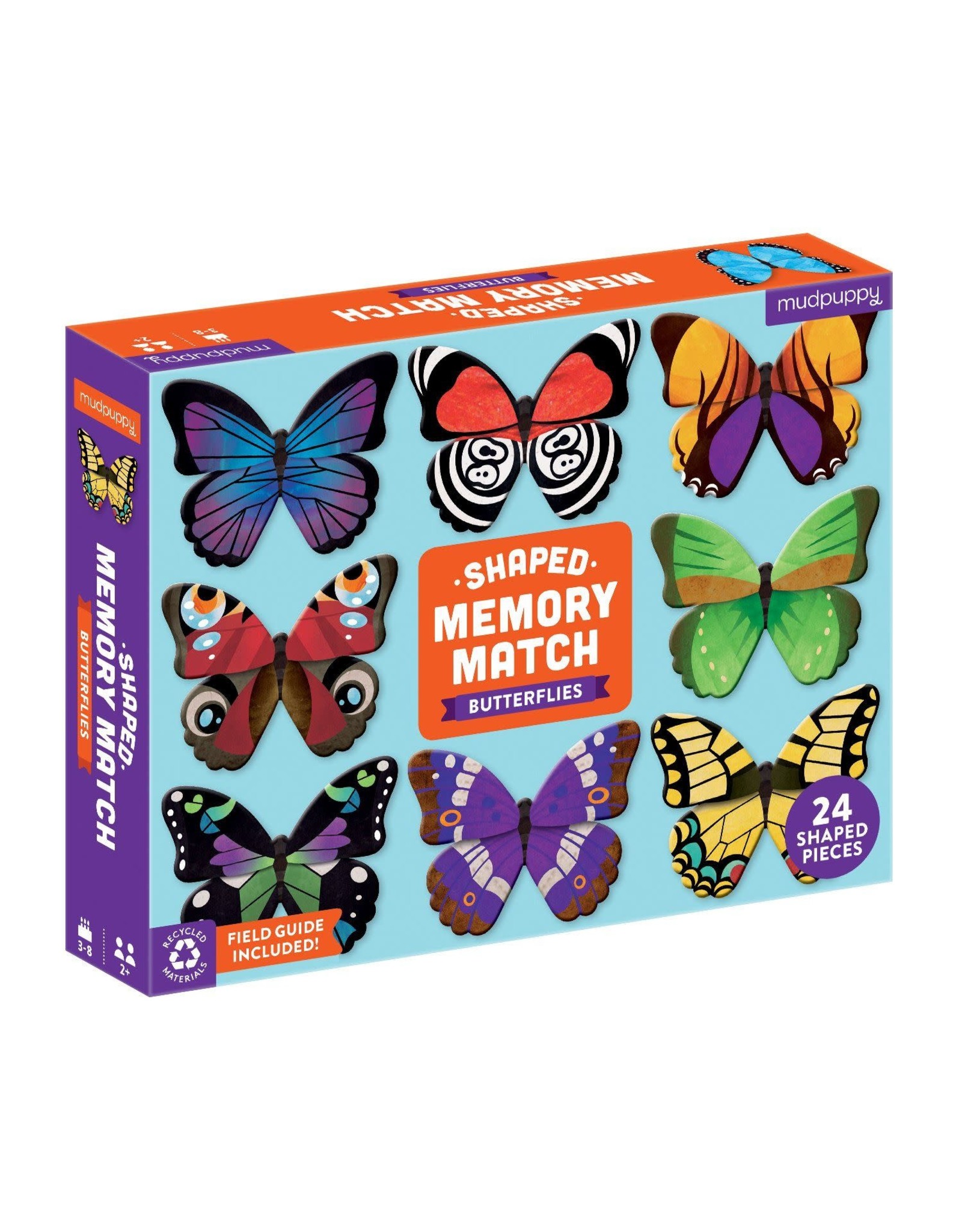 Mudpuppy Shaped Memory “Butterflies”
