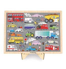 Mudpuppy Houten Display Puzzel "On The Move"