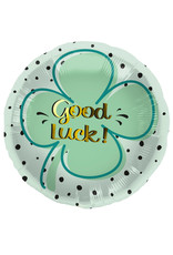 Good Luck Clover Foil Balloon