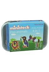 Ministeck Ministeck Plastic Box “Zoo Animals”