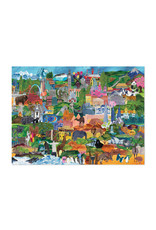 Crocodile Creek Family Puzzle "World Collage"