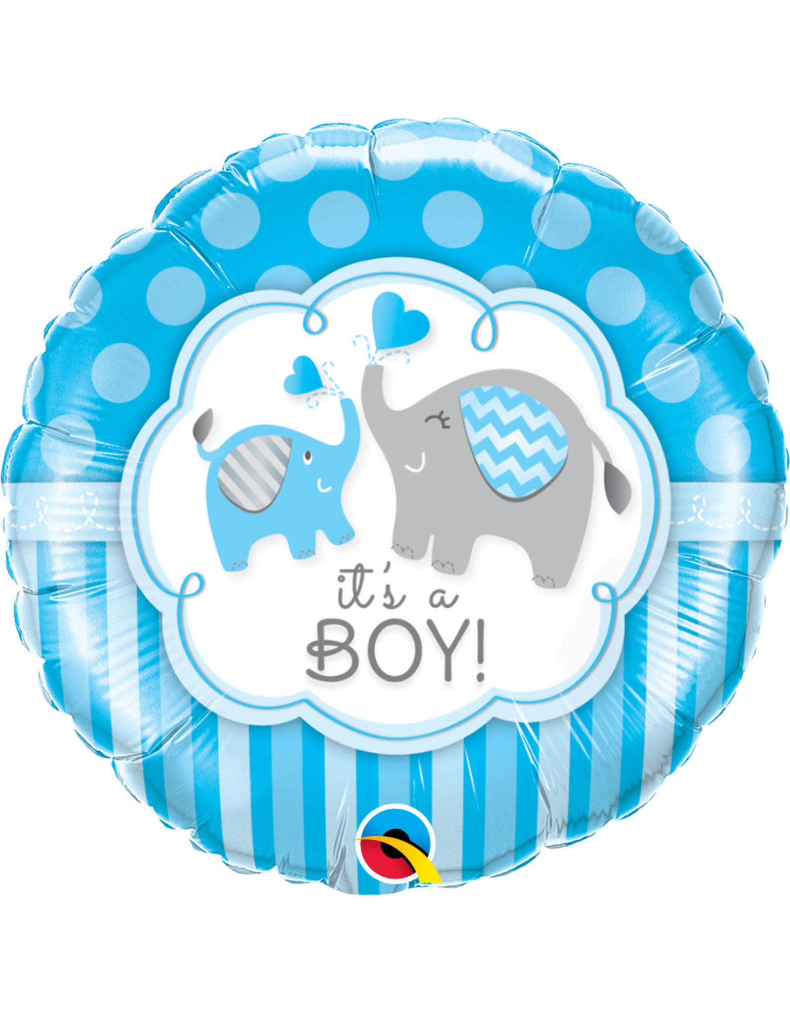 Qualatex It's a Boy Elephant Foil Balloon