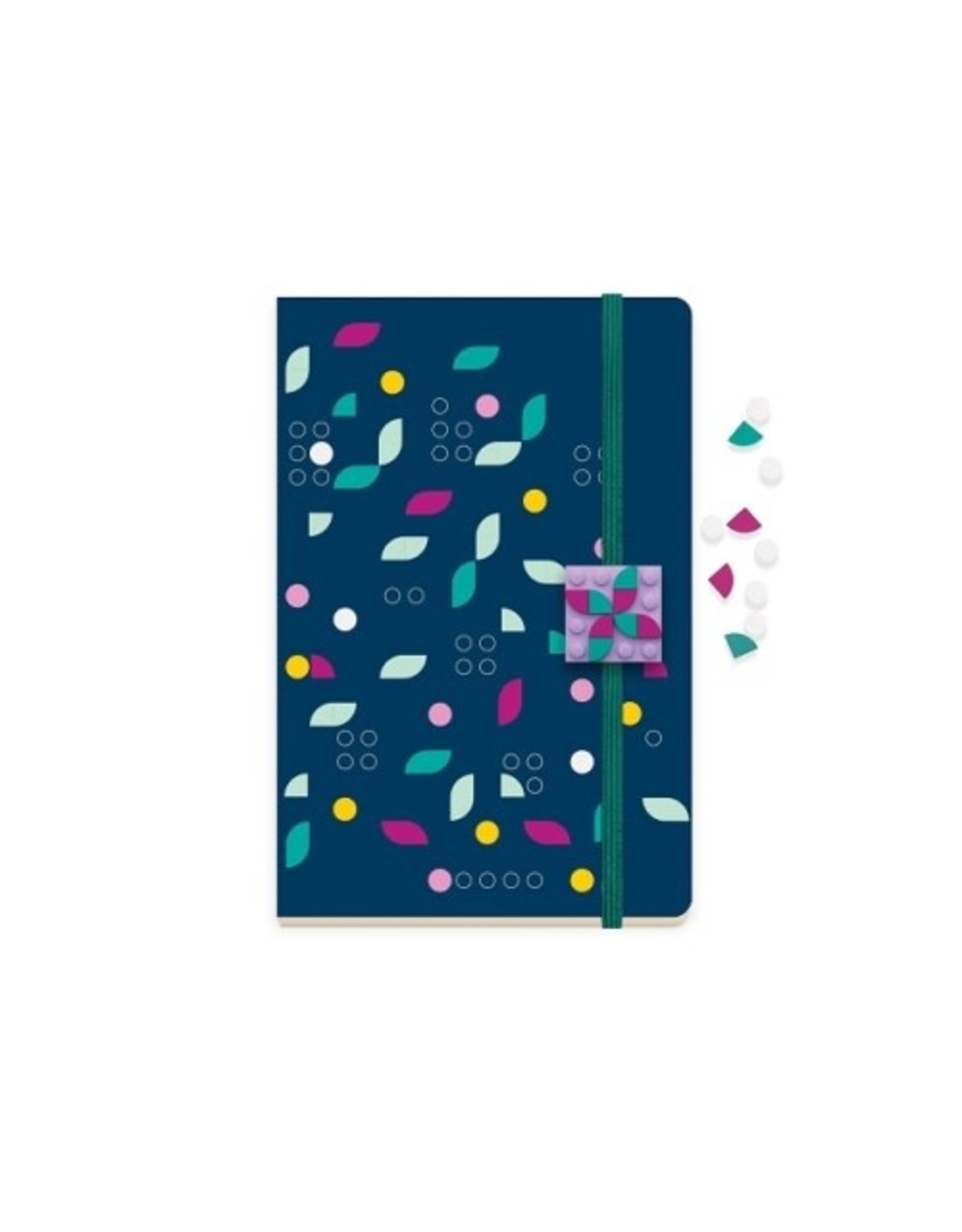 Lego DOTS notebook with charm + 18 tiles