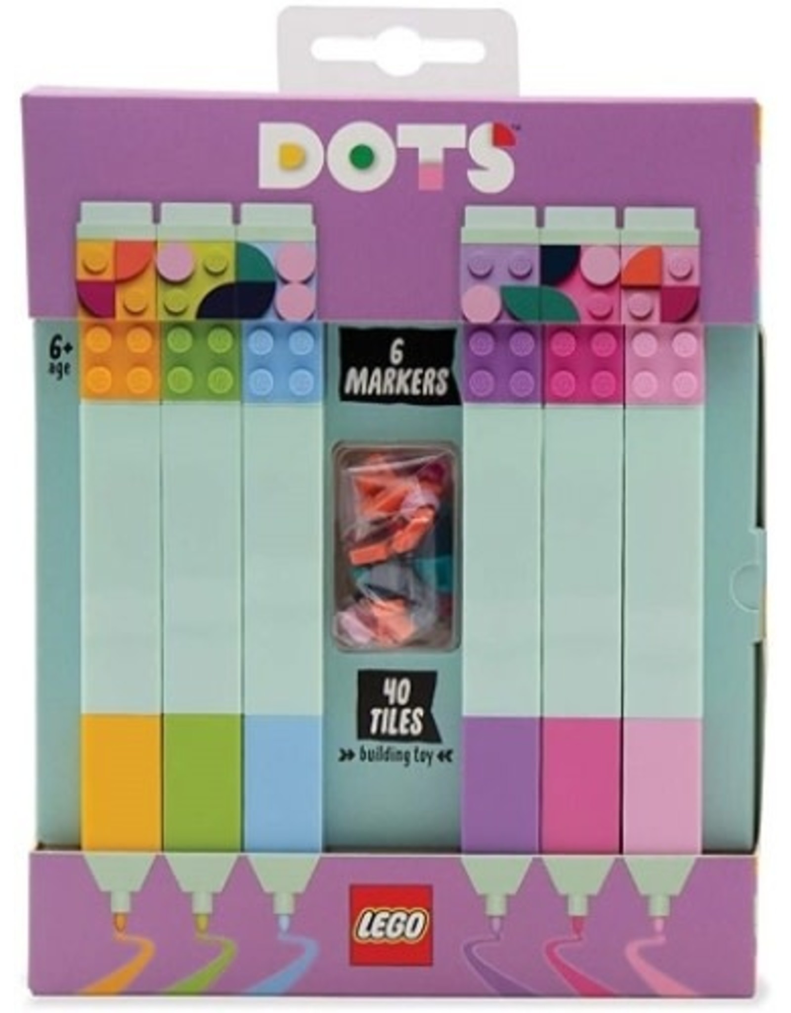 Lego DOTS Gel pens 6 pack + 25 tiles