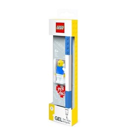 Lego Gel Pen Blue w/Minifig