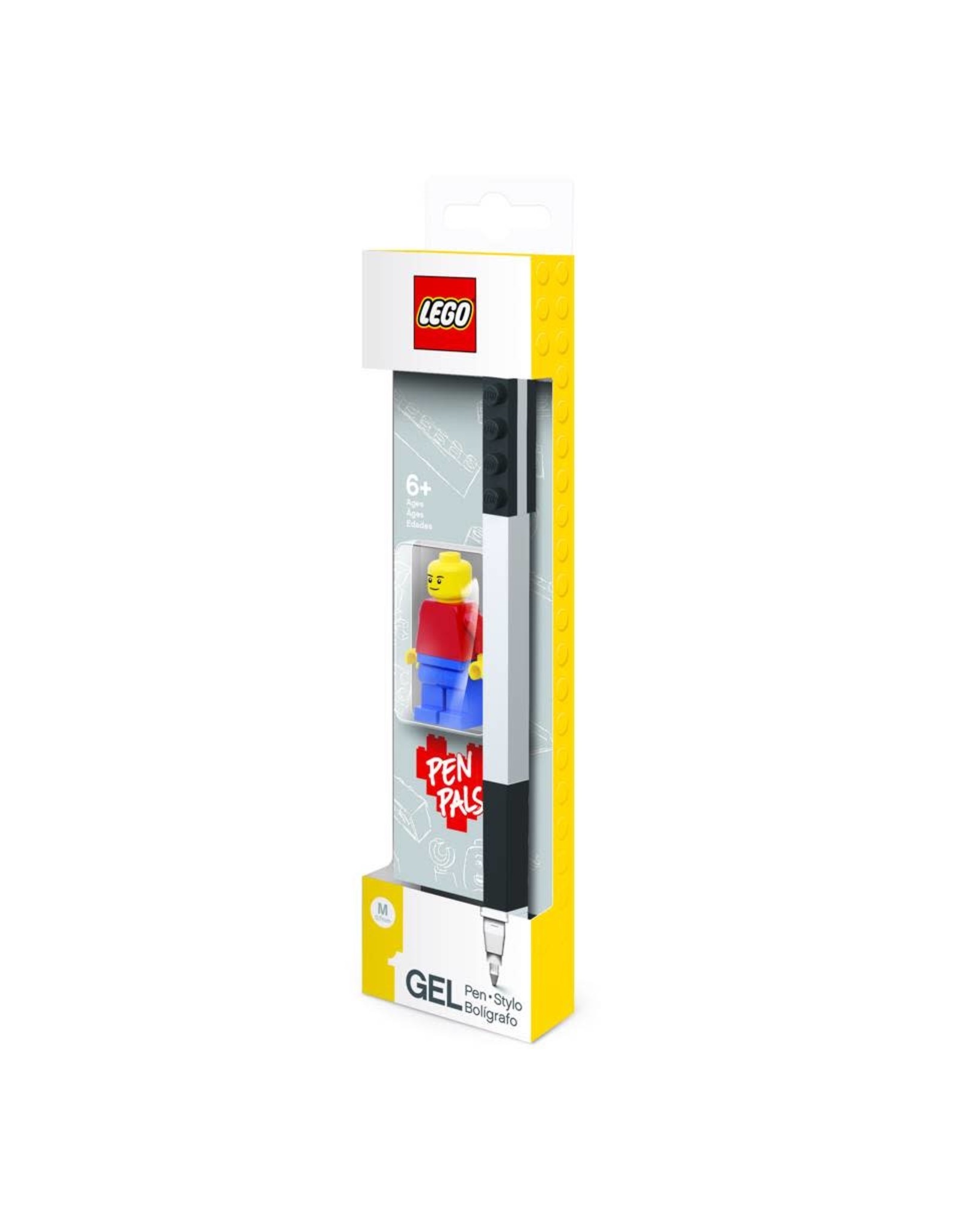 Lego Gel Pen Black w/Minifig
