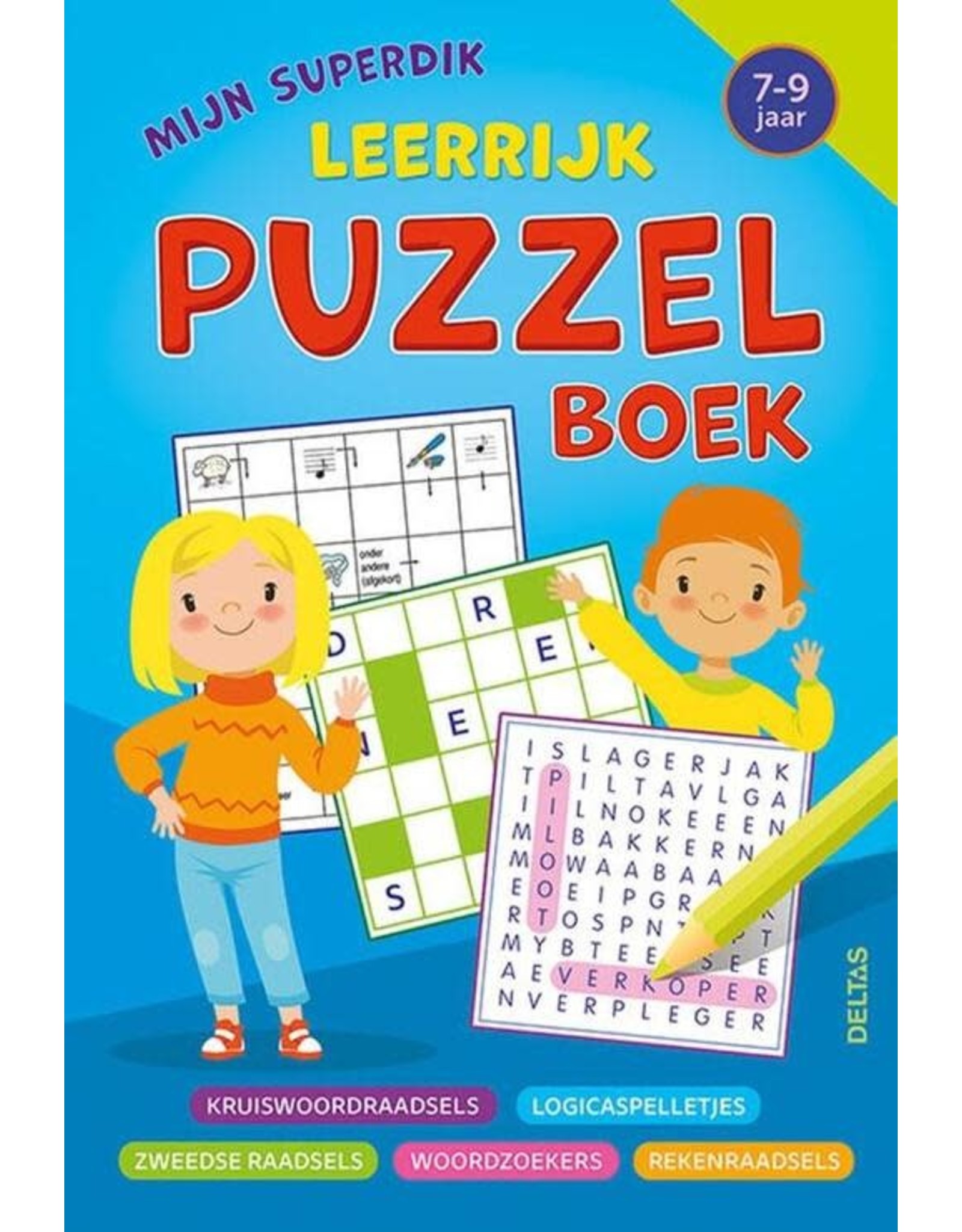 Deltas Mijn superdik leerrijk puzzelboek 7-9 jaar