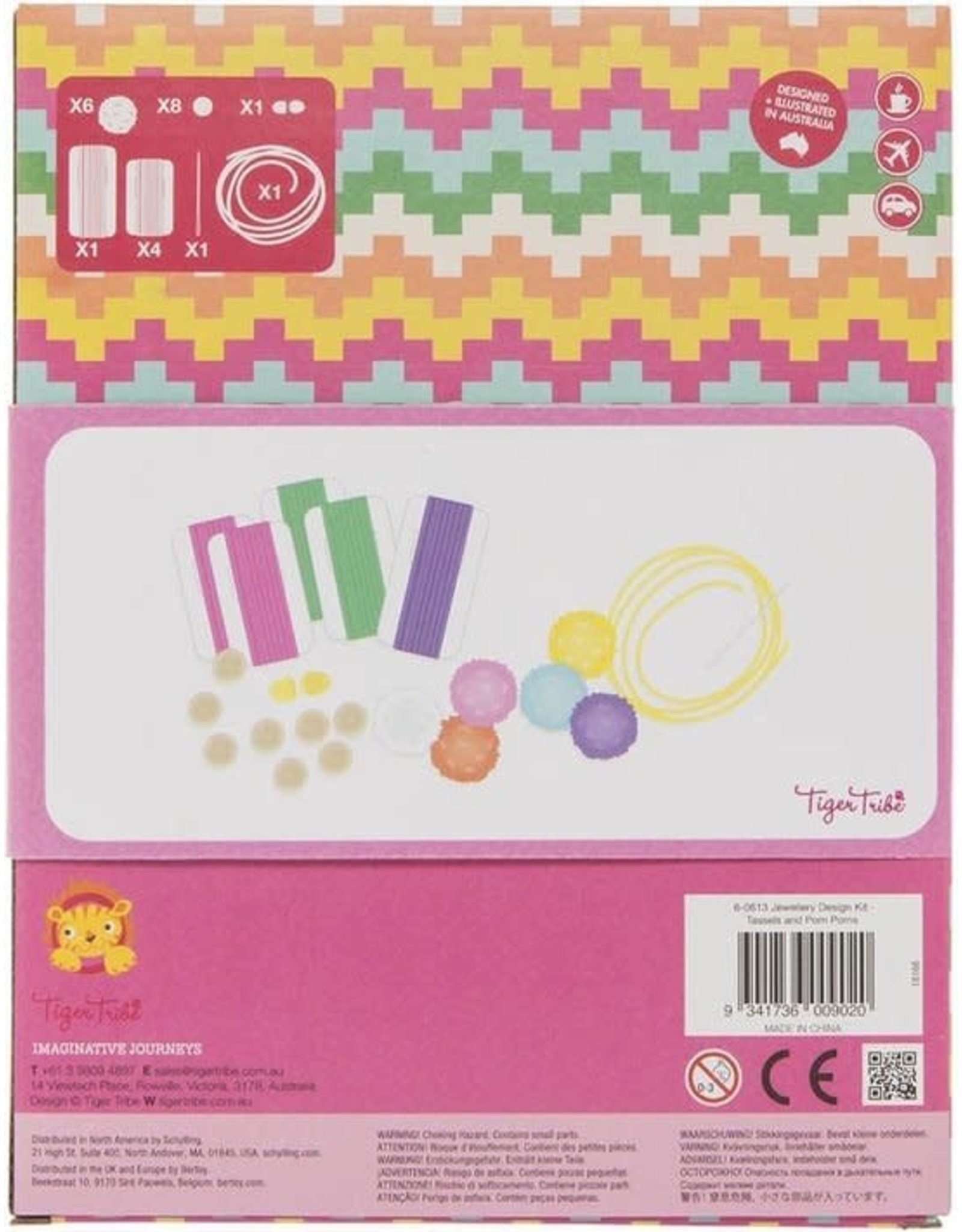 Tiger Tribe Jewellery Design Kit "Tassels and Pom Poms"