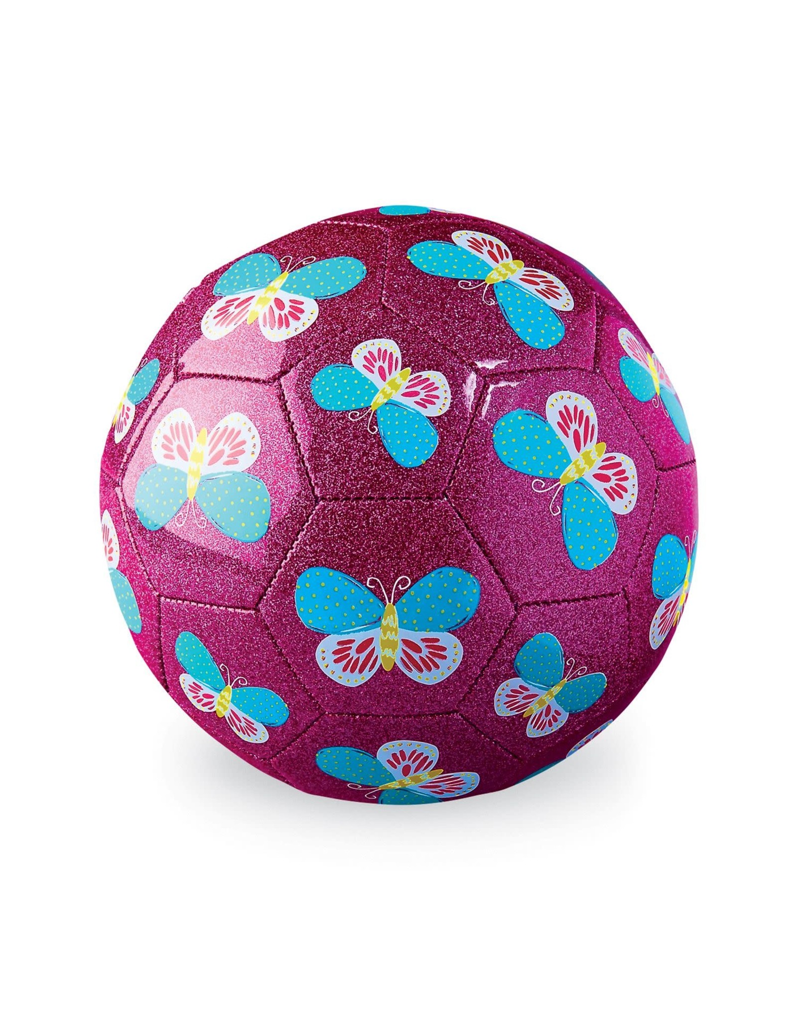 Crocodile Creek Glitter Soccer Ball "Butterflies"