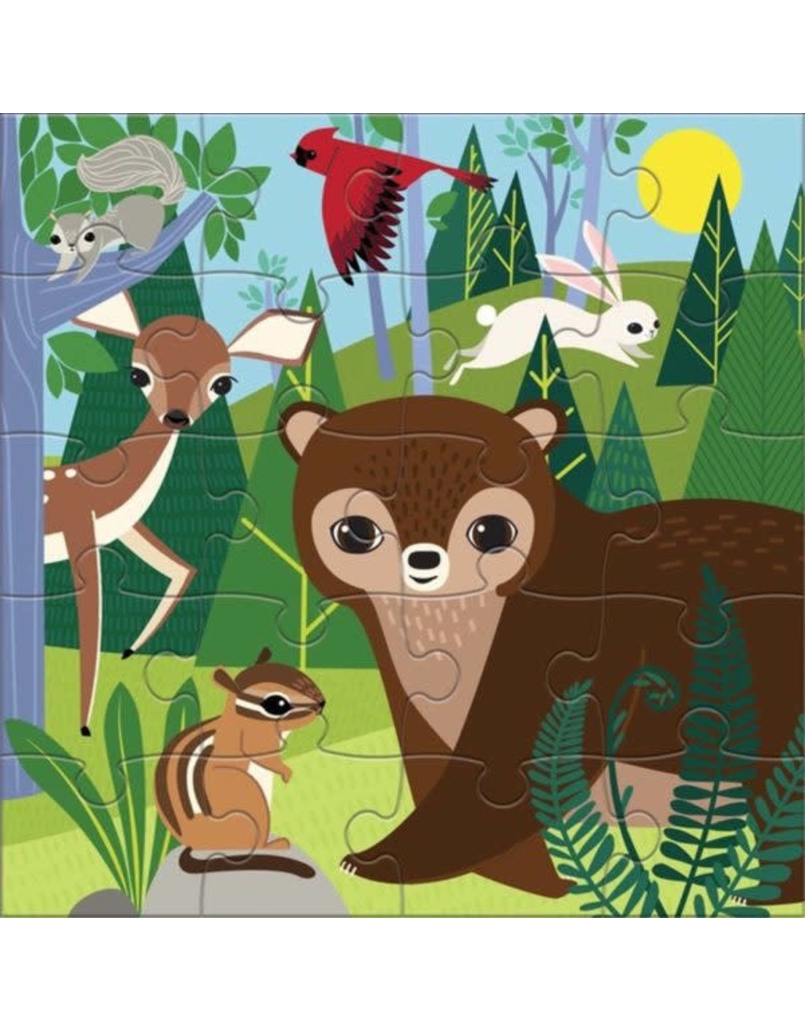 Mudpuppy Magnetic Puzzles Forest Night & Day