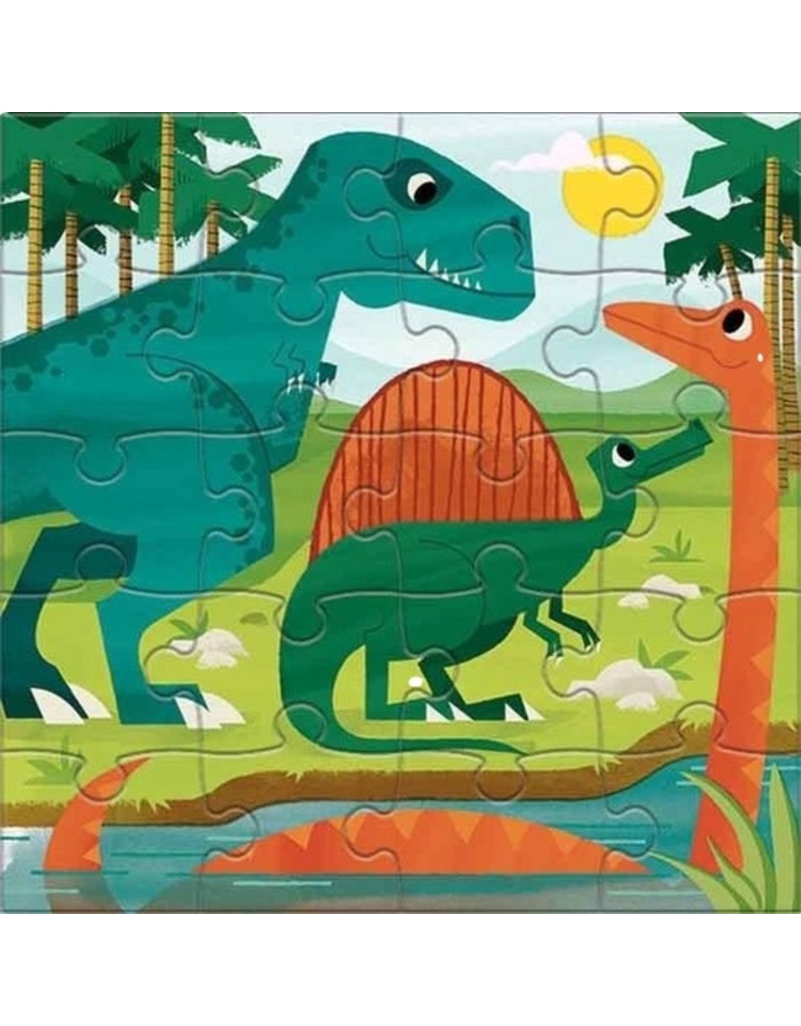 Mudpuppy Magnetic Puzzles Mighty Dinosaurs