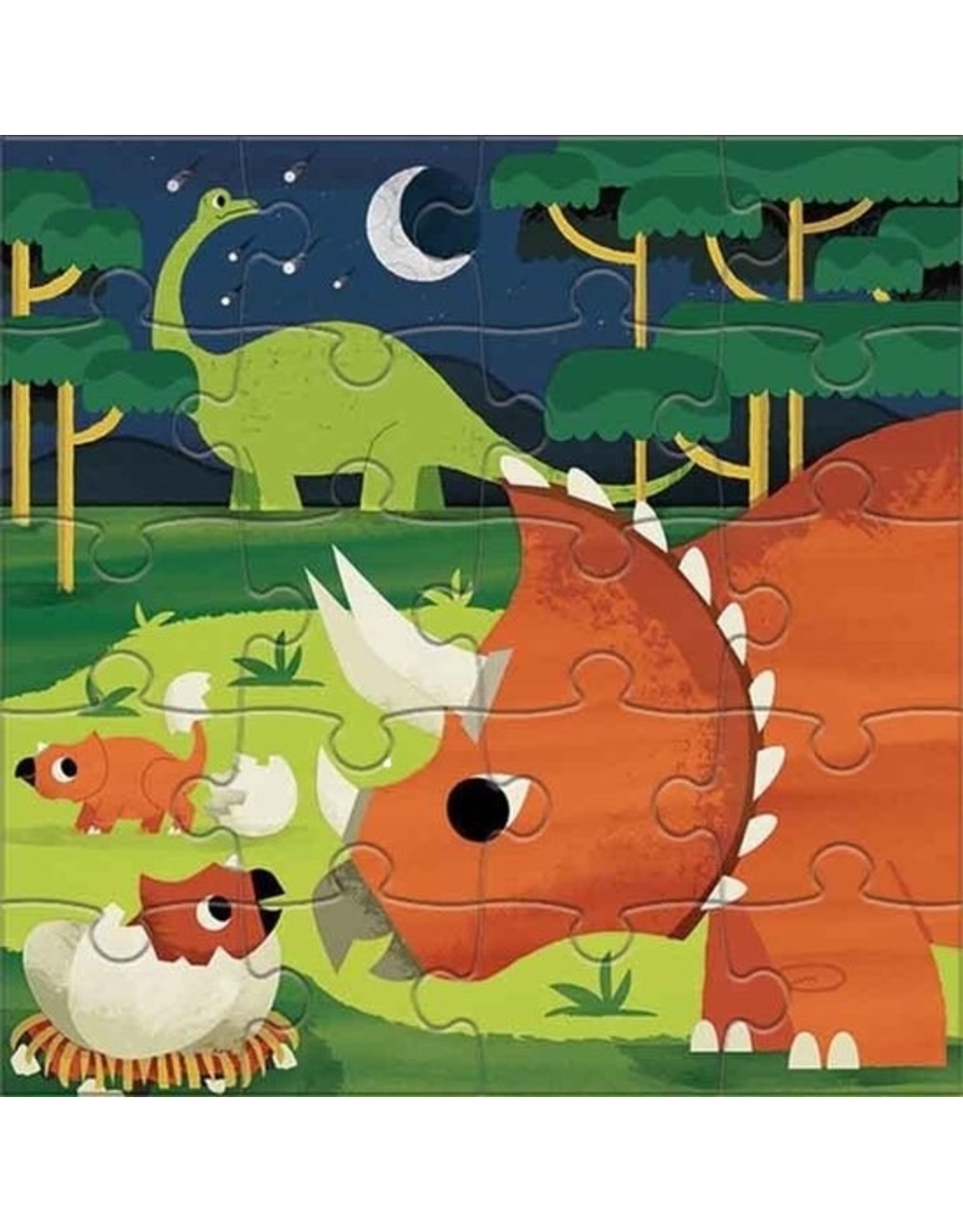 Mudpuppy Magnetic Puzzles Mighty Dinosaurs