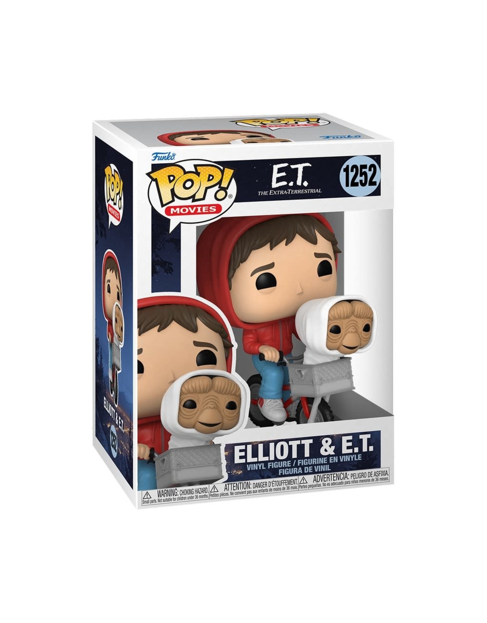 Funko Funko Pop! Movies nr1252 Elliot with E.T. in Bike Basket