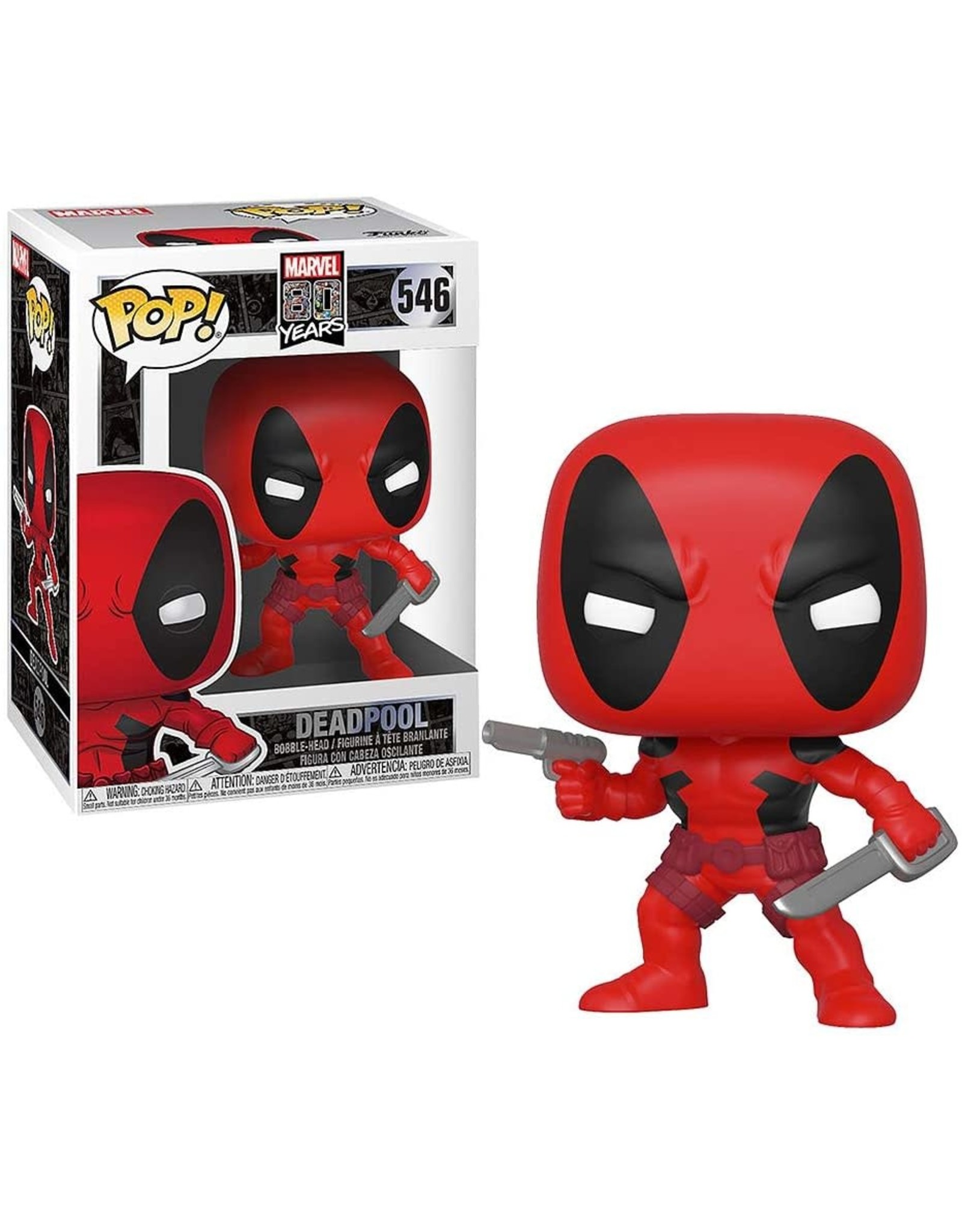 Funko Pop! Funko Pop! Marvel nr546 80th Anniversary - Deadpool