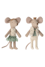 Maileg Royal Twin Mice Little Brother and Sister in Matchbox