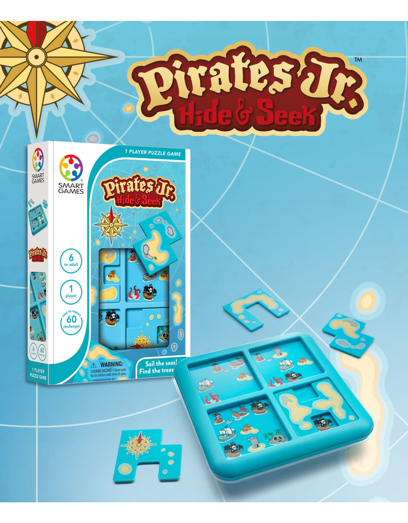 SmartGames Smart Games Compact - Hide & Seek Pirates Jr.