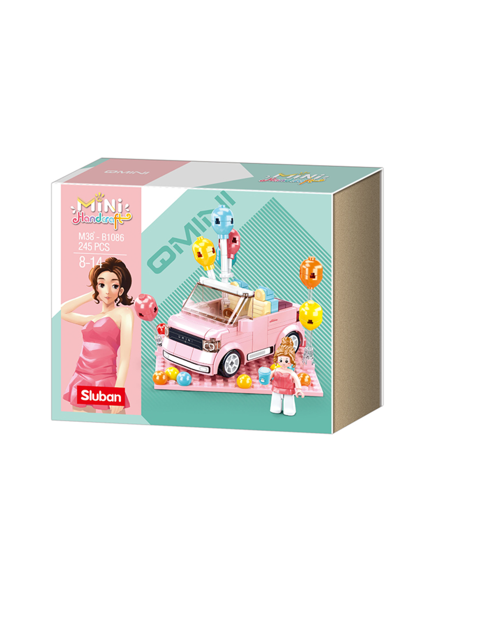 Sluban Sluban Girl's Dream - Roze Cabriolet