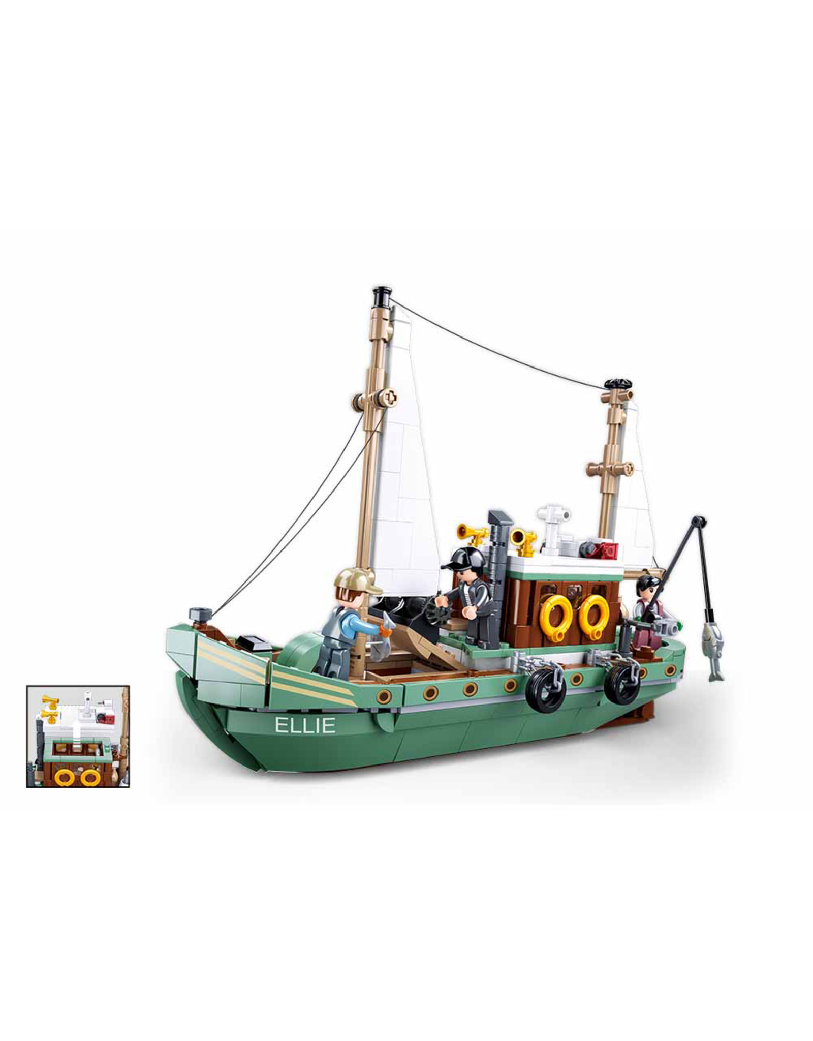Sluban Sluban Model Bricks - Vissersboot