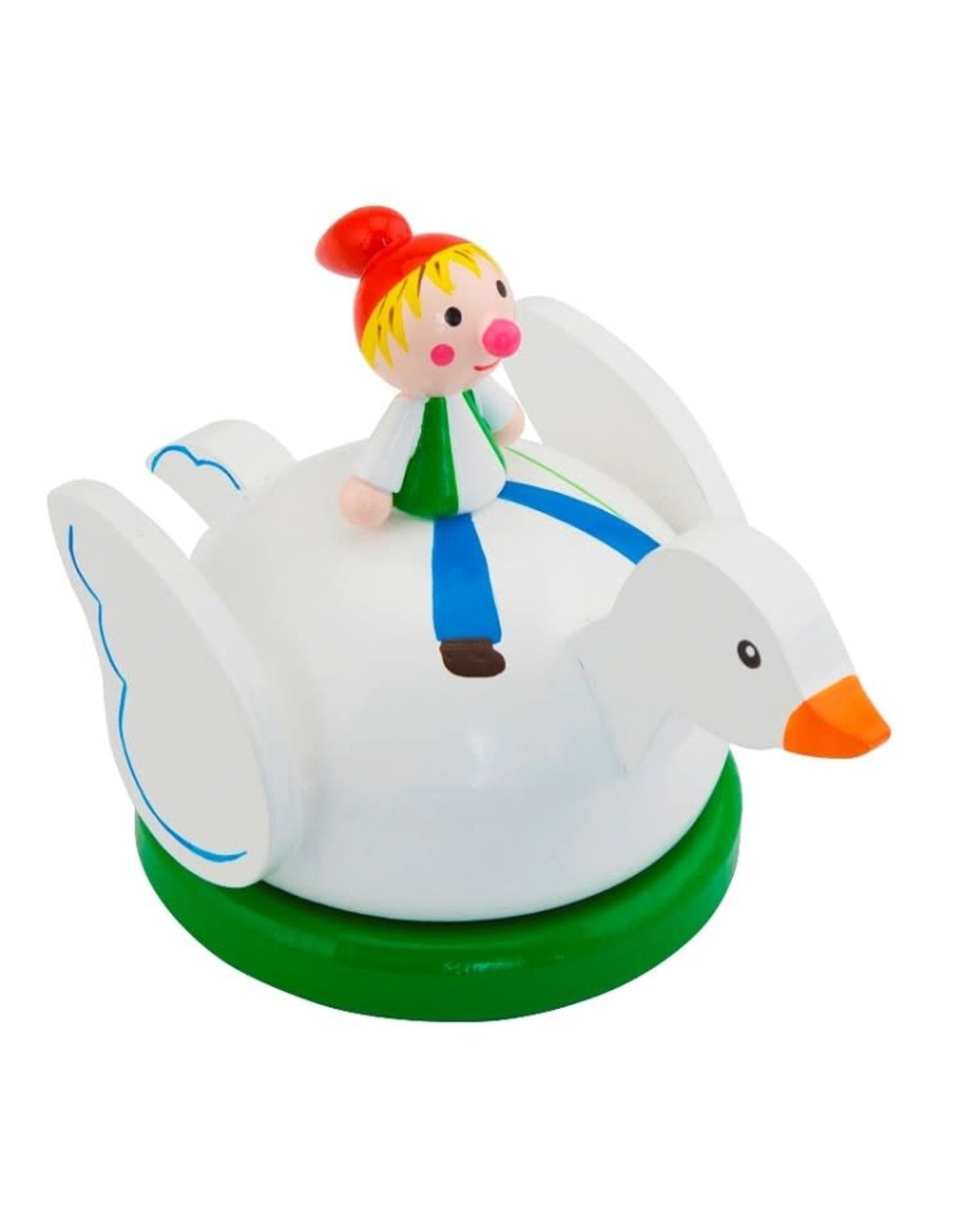 Muziekdoosje Kind op Gans