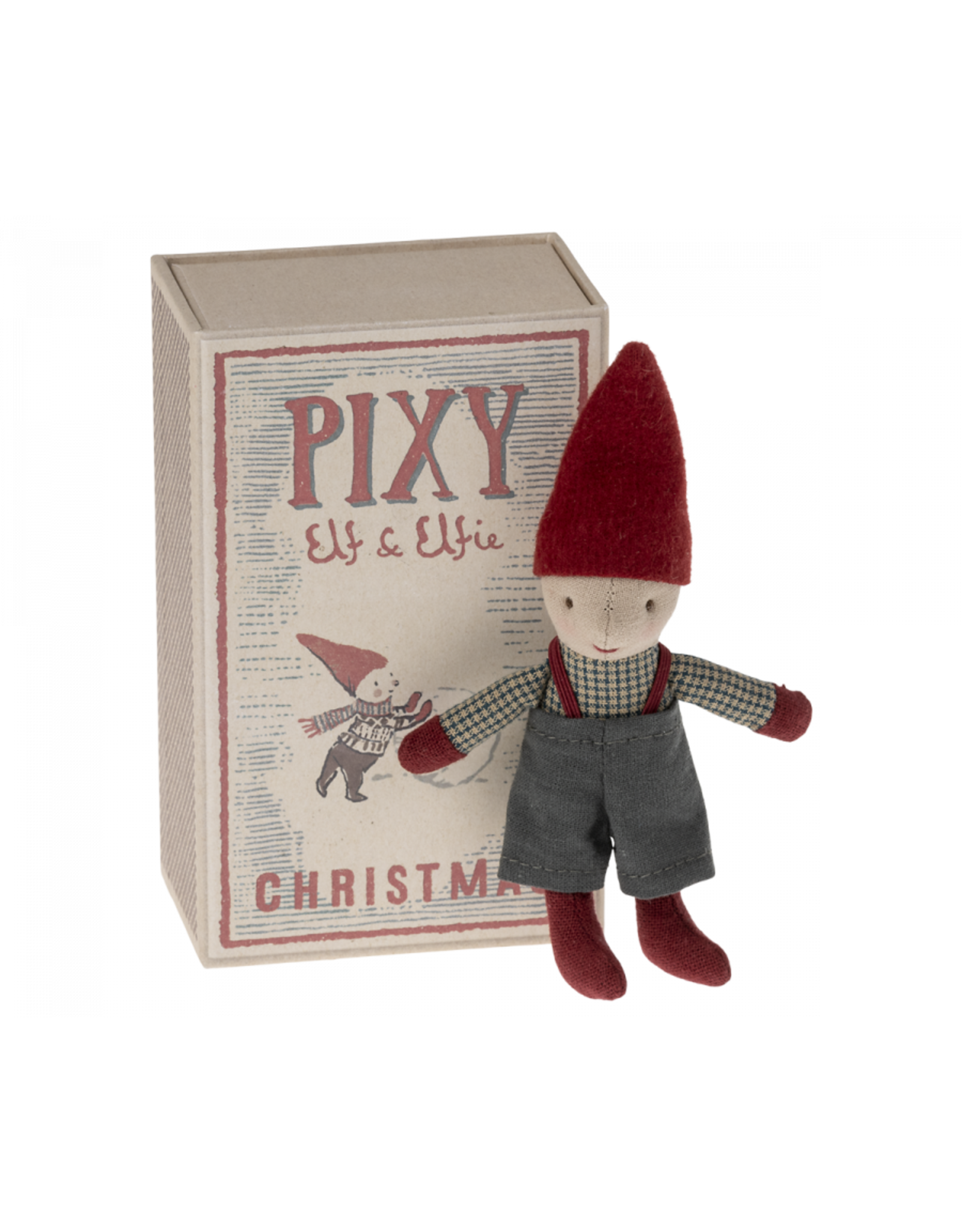 Maileg Pixy Elf in Matchbox