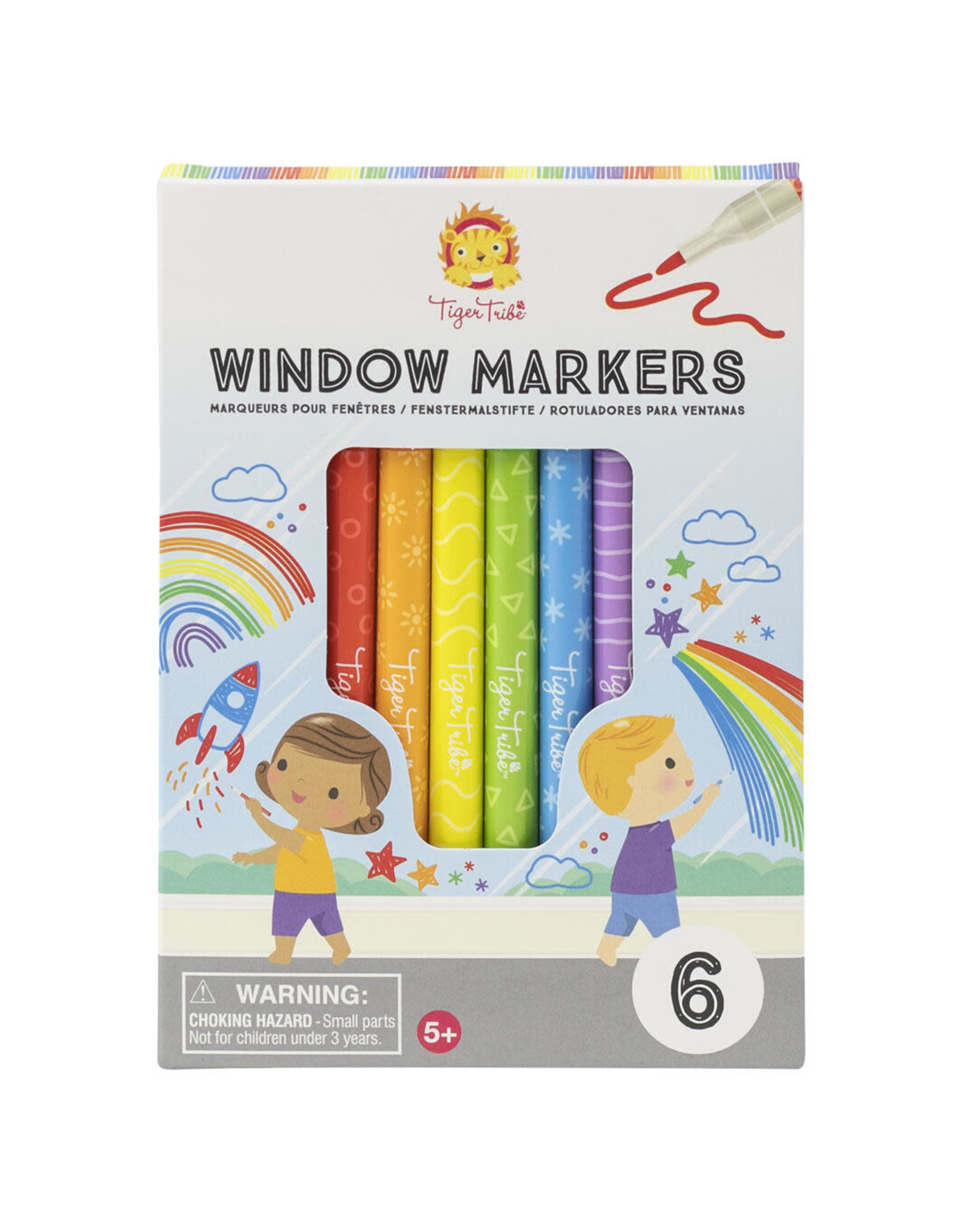 Tiger Tribe Tiger Tribe Regenboog Window Markers