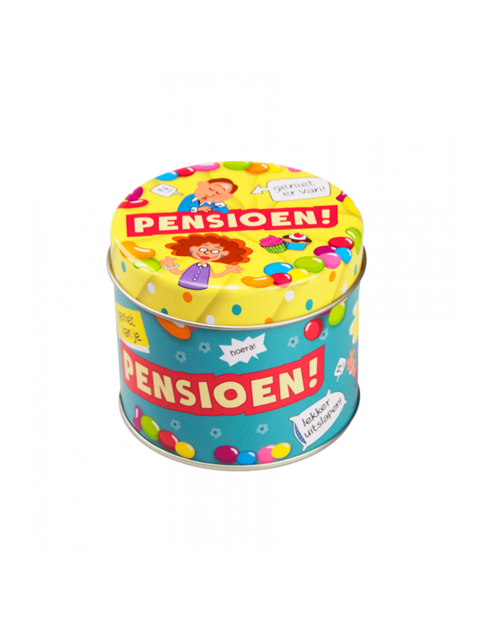 pd party Snoepblikje - Pensioen