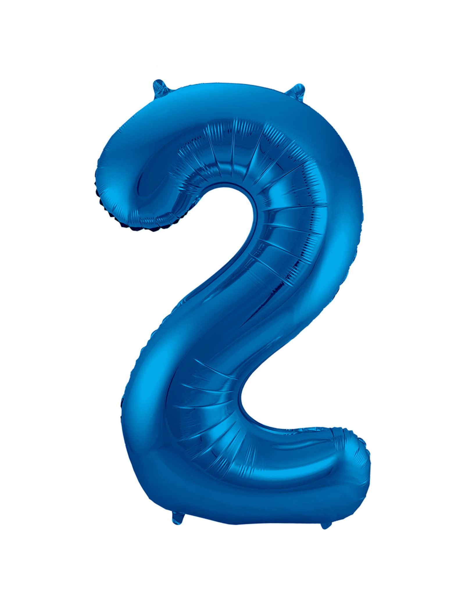Number Foil Balloon Blue - Cijfer 2