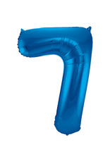 Number Foil Balloon Blue - Cijfer 7