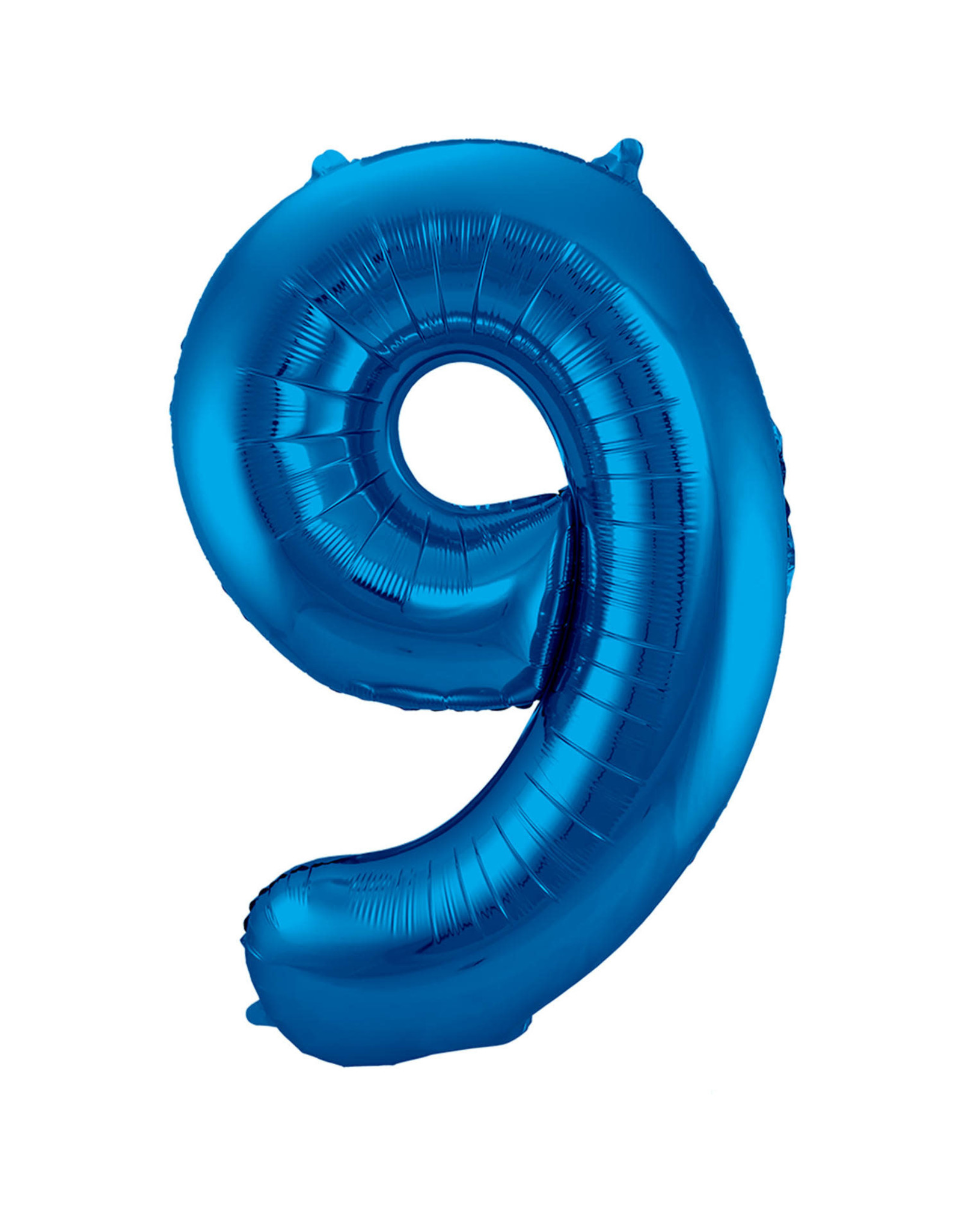 Number Foil Balloon Blue - Cijfer 9