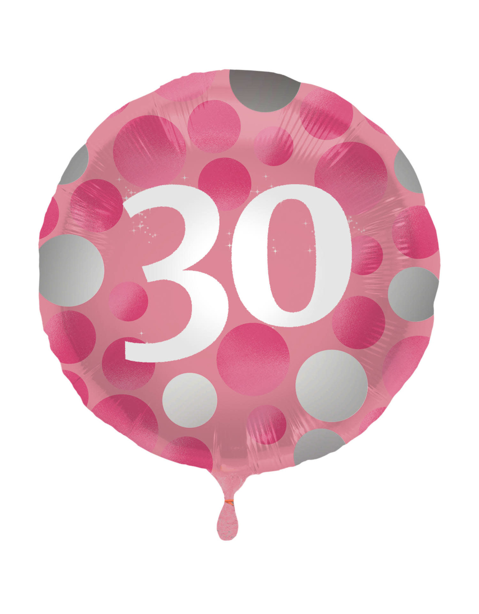 Foil Balloon Glossy Pink 30 Jaar