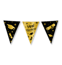pd party Yes! You did it! Party Flags Foil