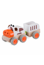 Wonderworld Wonderworld Koe Tractor met Aanhanger