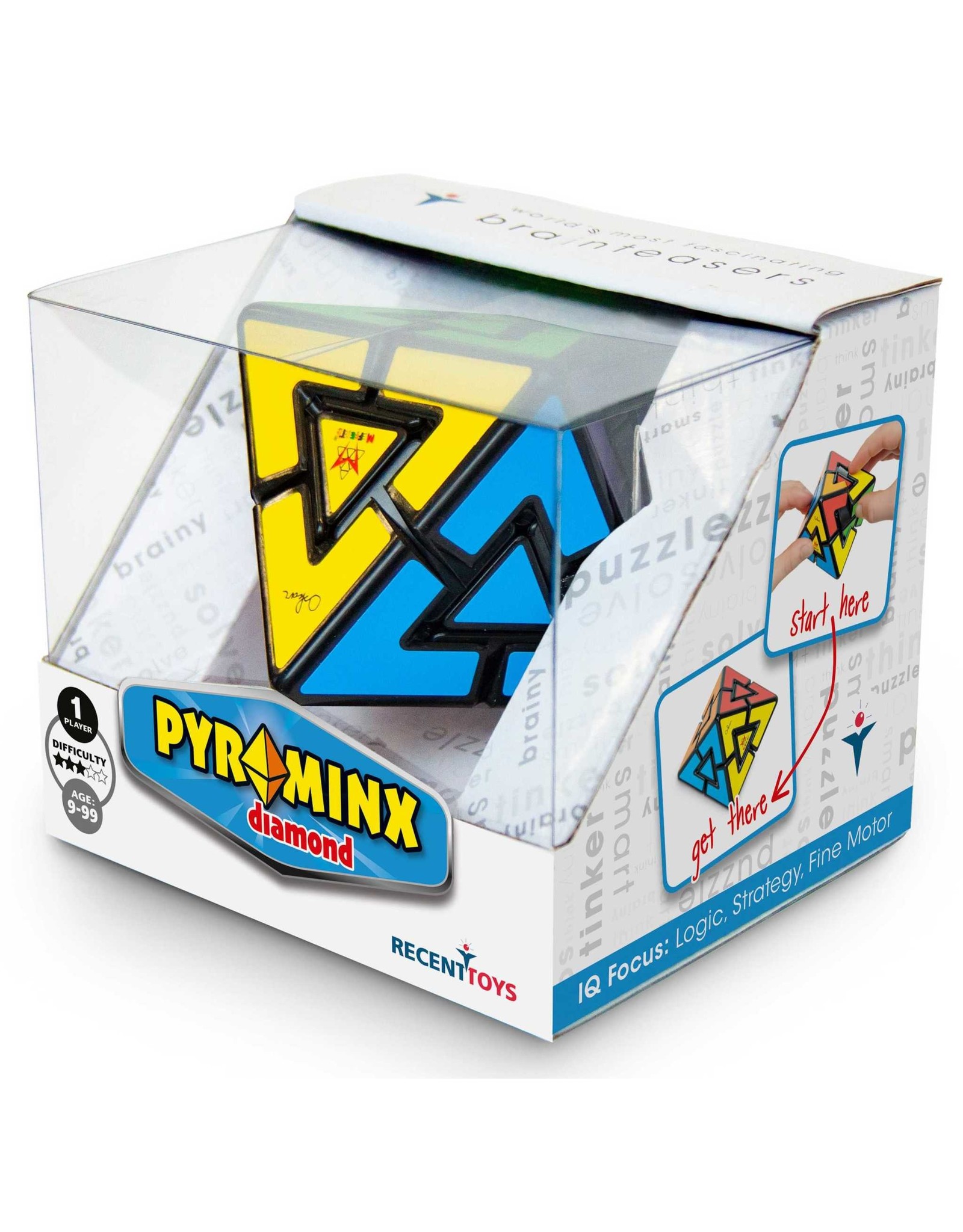 Recent Toys Pyraminx Diamond Brainpuzzel