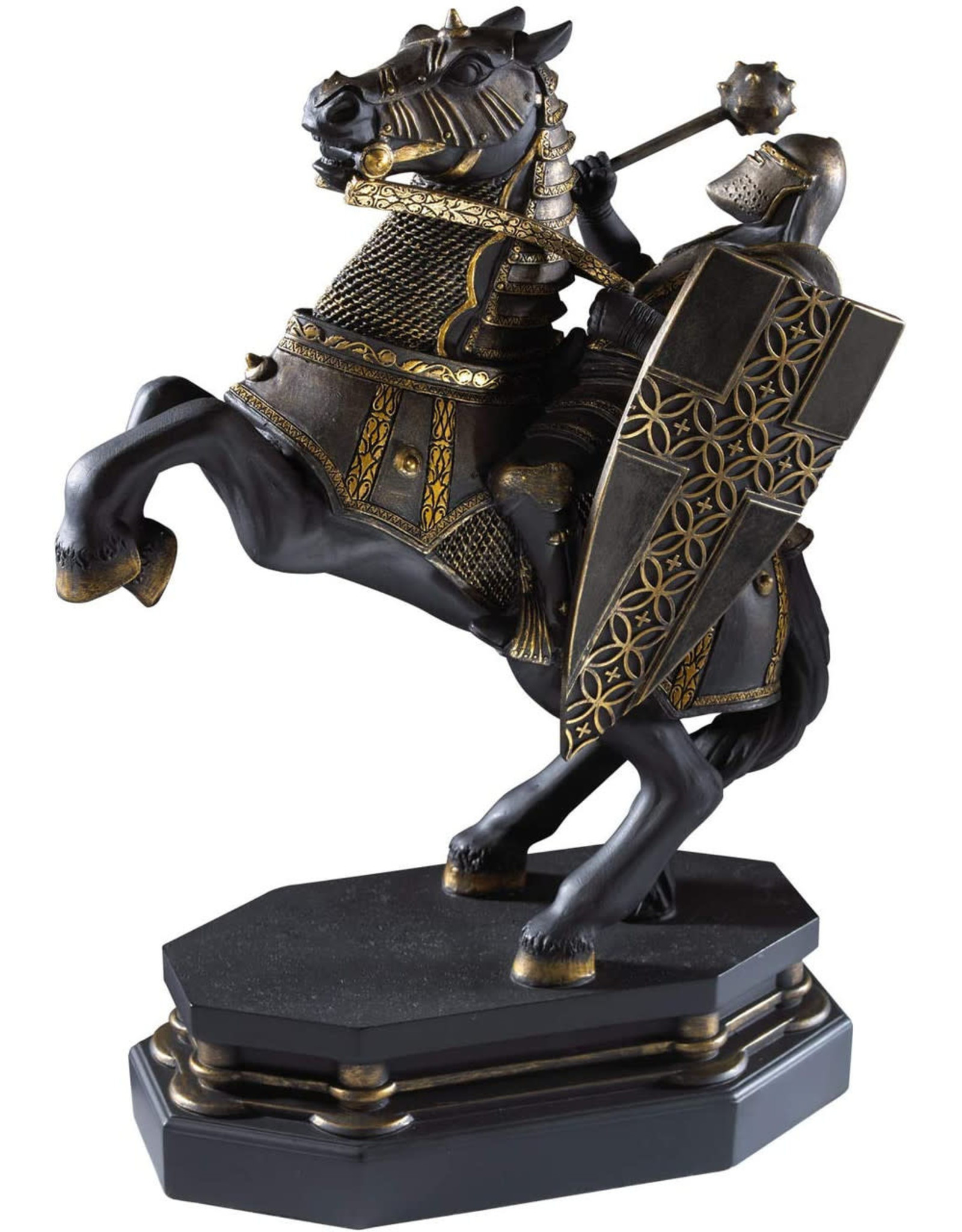 Noble Collection Wizard Chess Black Knight Bookend