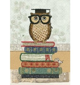 BugArt Amy's Cards (BugArt) "Book Owl"