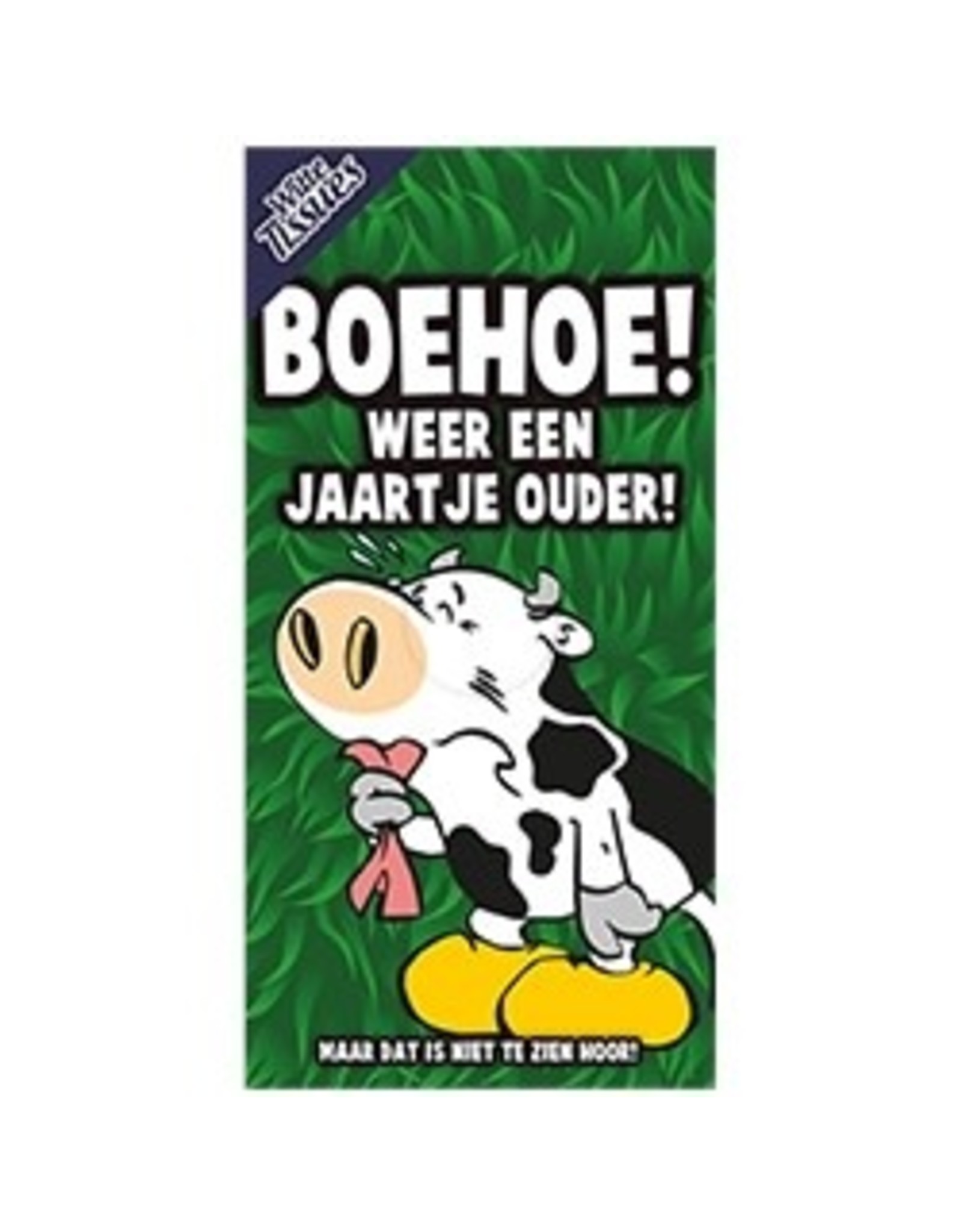 Tissues "Boehoe weer een jaartje ouder"