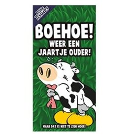 Tissues "Boehoe weer een jaartje ouder"