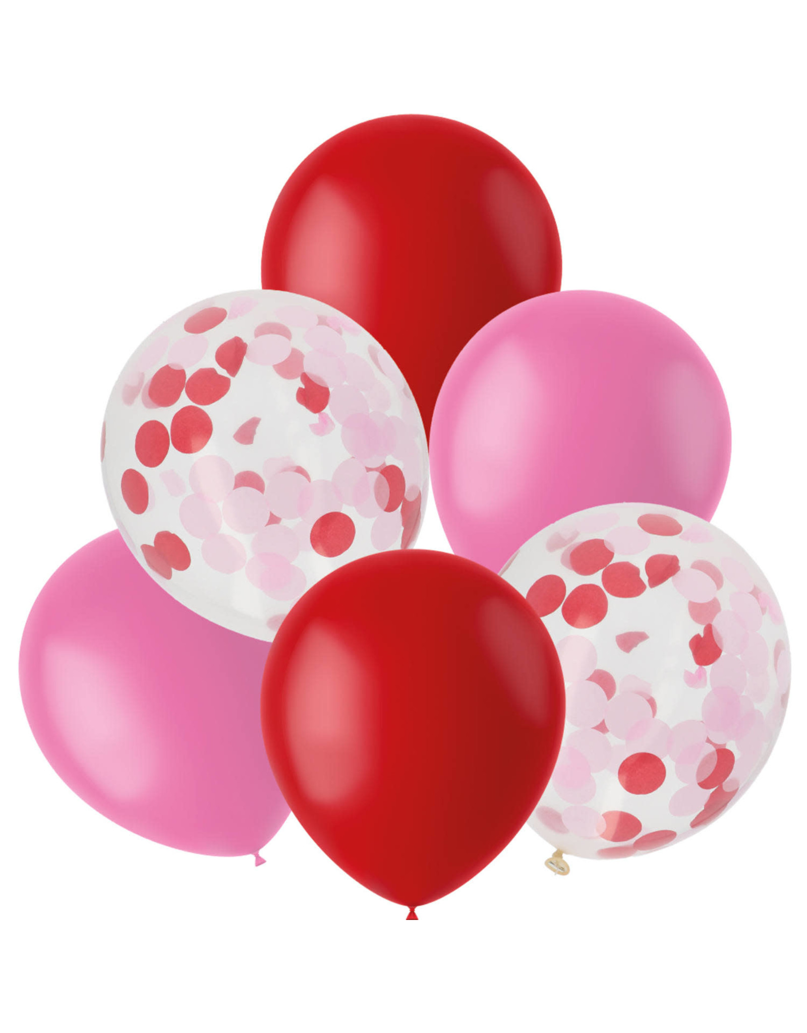Ballonnen Mix Pink & Red