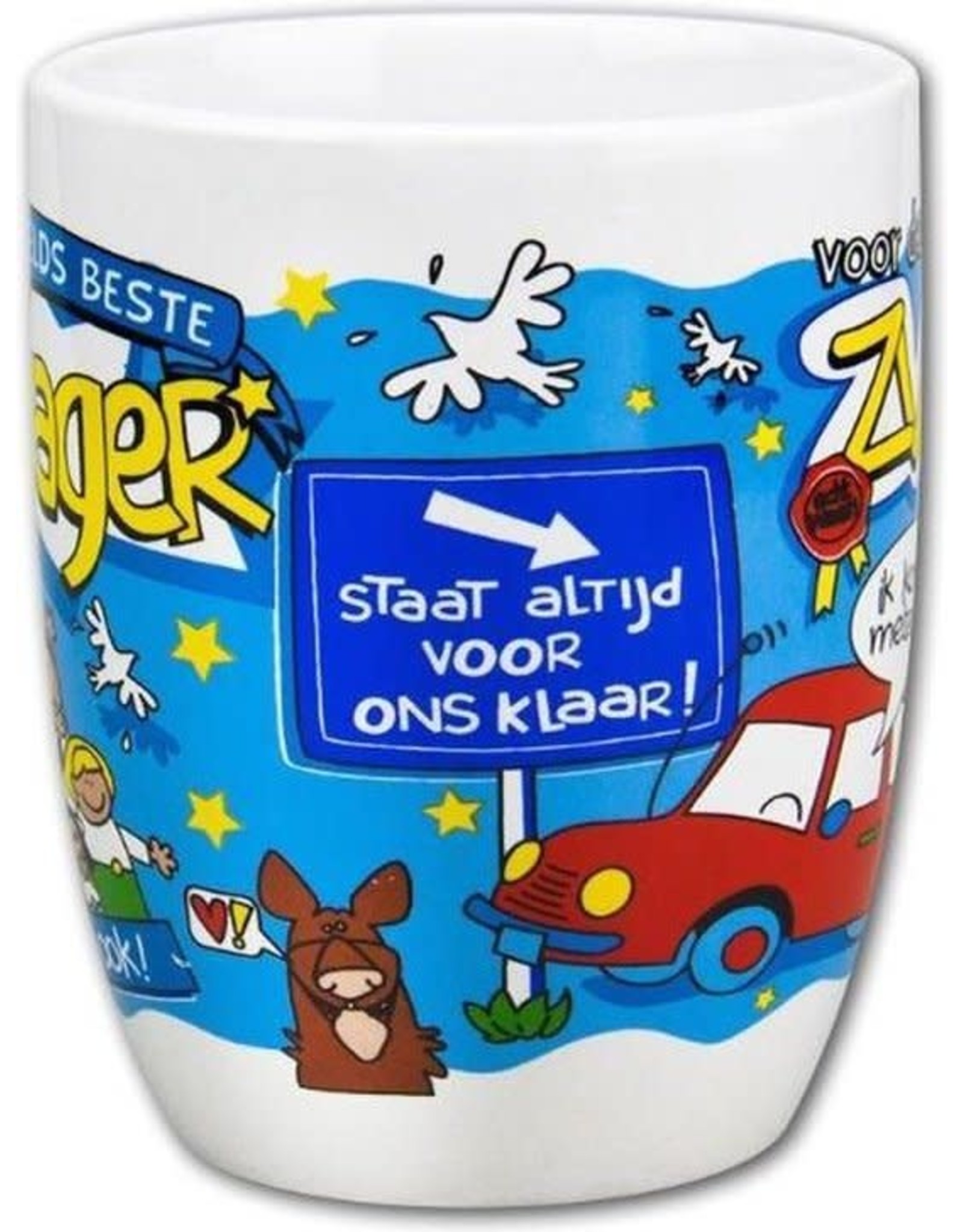 pd party Cartoonmok Zwager