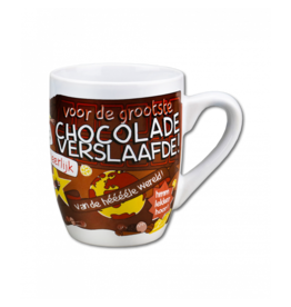 pd party Cartoonmok Chocolade Verslaafde