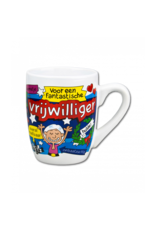 pd party Cartoonmok Fantastische Vrijwilliger