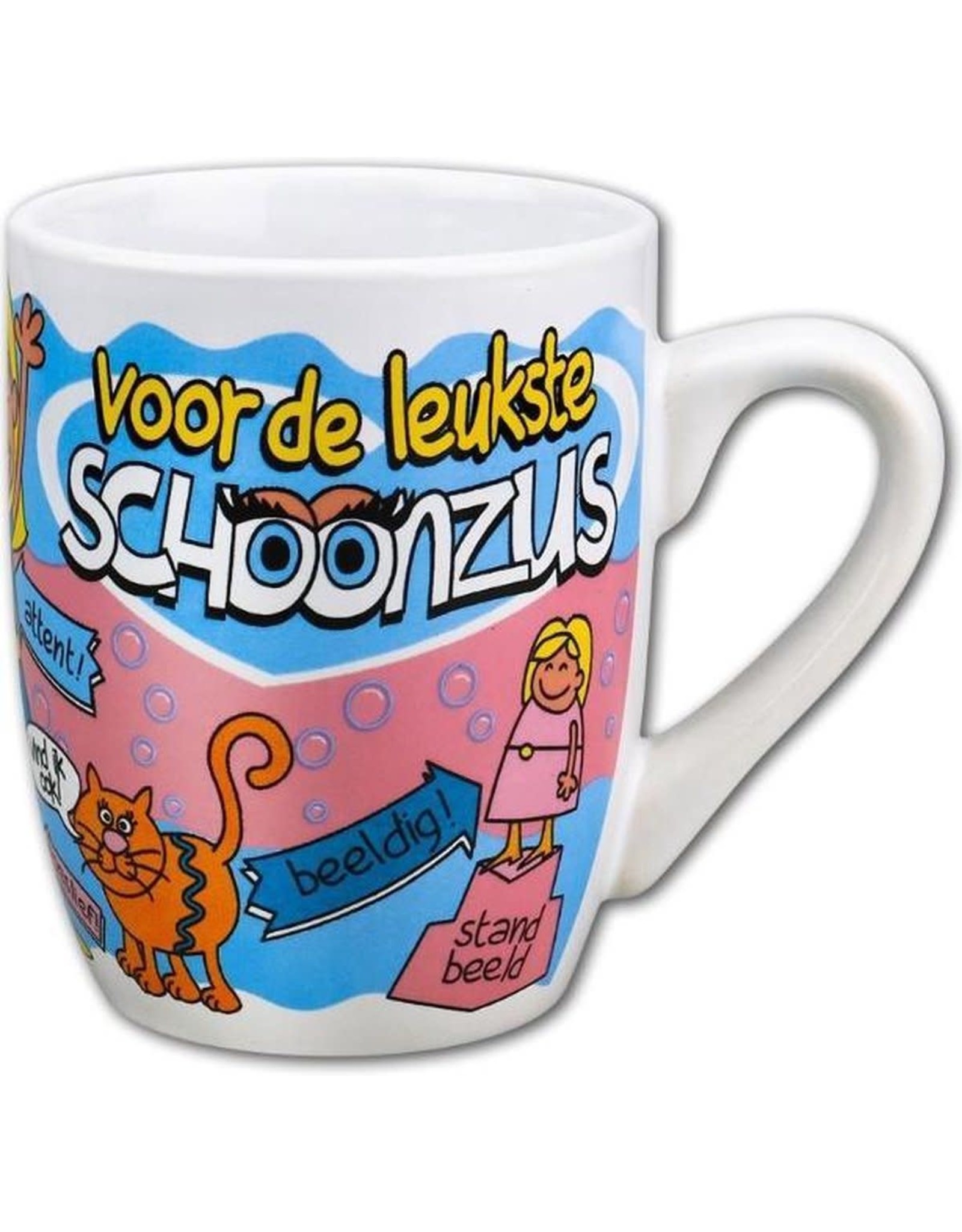 pd party Cartoonmok Leukste Schoonzus