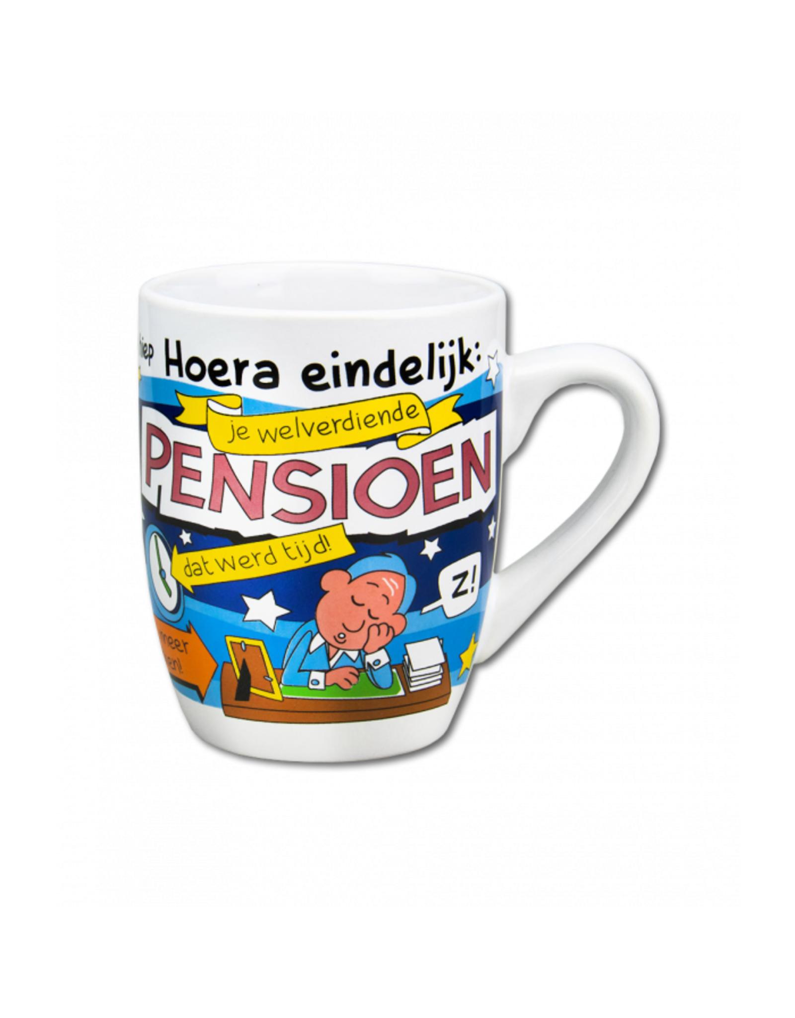 pd party Cartoonmok Pensioen