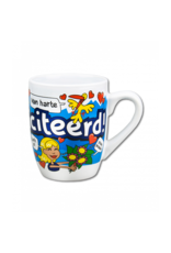 pd party Cartoonmok Van Harte Gefeliciteerd