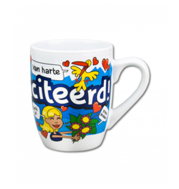 pd party Cartoonmok Van Harte Gefeliciteerd