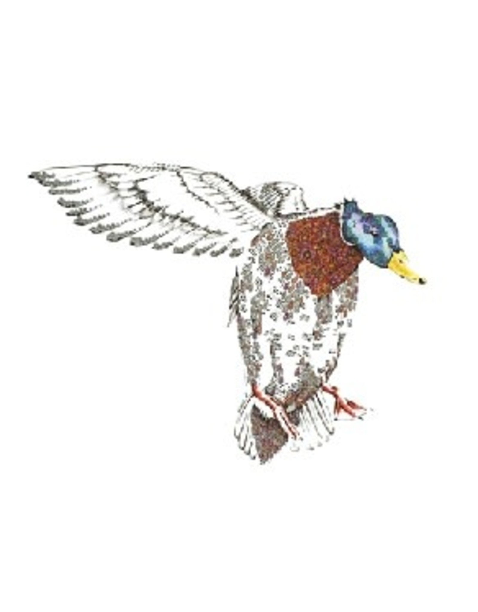 Doodleicious Art "Flying Mallard"