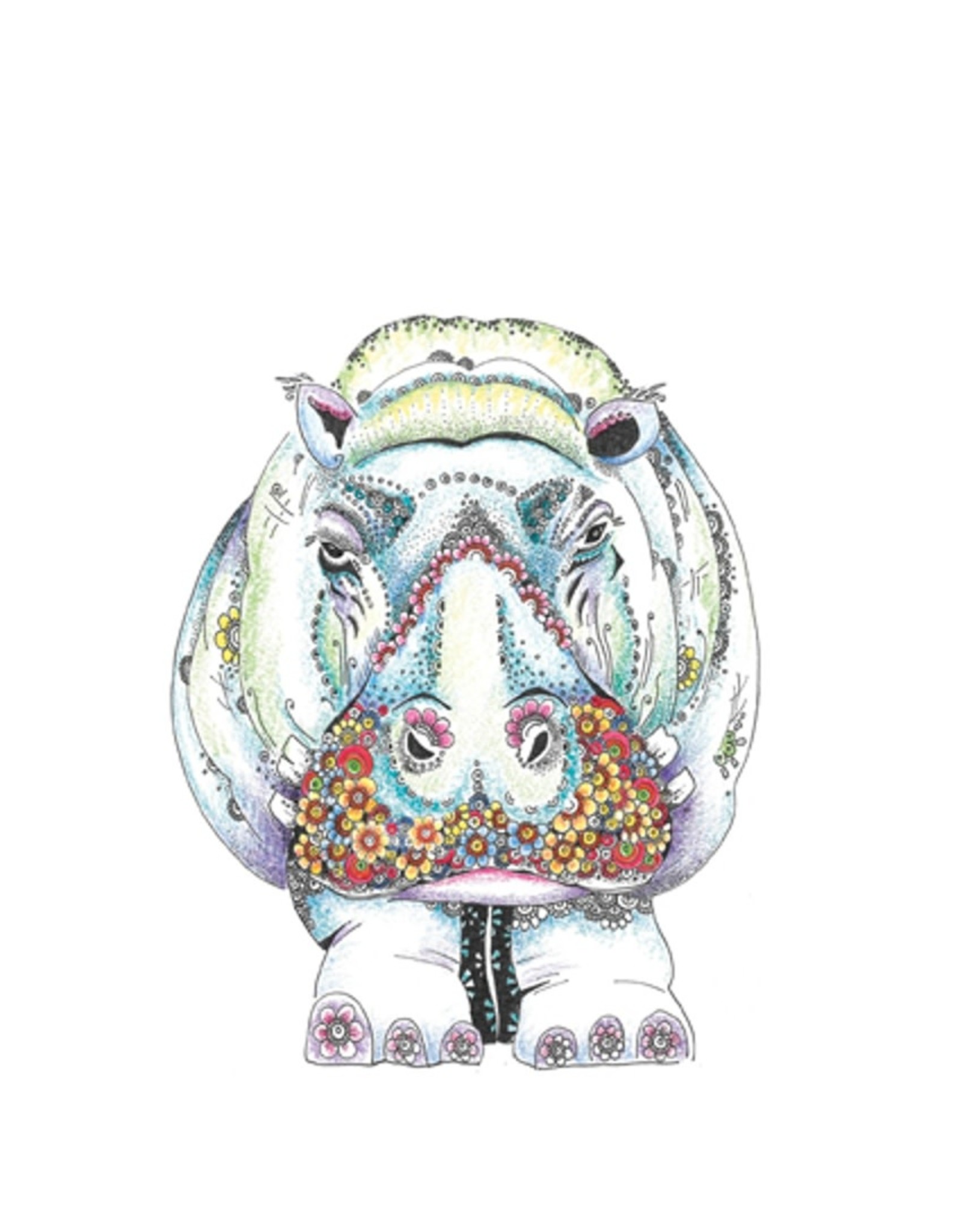 Doodleicious Art "Hippo"