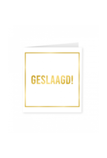 Gold White Card - Geslaagd