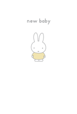 a hype card Miffy 027 “new baby” a hype card Miffy 027 “new baby”