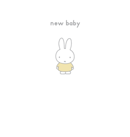 a hype card Miffy 027 “new baby”